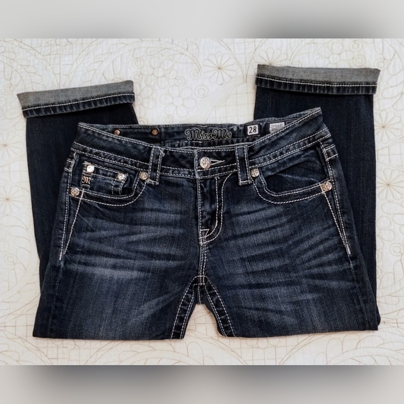 Miss Me cuffed capris size 28 - Picture 4 of 5